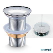 Válvula Click 1 1/4 Ralo Cuba Pia Aço Inox Beltempo