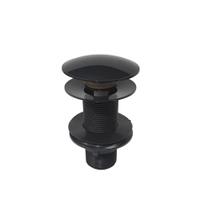 Válvula Click 7/8 ABS Preta Lavatório Cuba de Banheiro TG