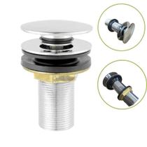 Válvula Click 7/8" Para Cuba e Pia de Banheiro Metal Cromado - Pen Tech Plus Válvula Click 7/8" Para Cuba e Pia de Banheiro Metal Cromado - Pen Tech Plus
