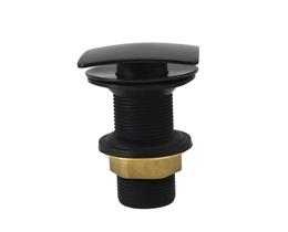 Válvula Click 7/8 Para Lavatório Tampa Quadrada Preto Fosco Black Matte Válvula Click 7/8 Para Lavatório Tampa Quadrada Preto Fosco Black Matte