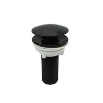 Válvula Click Banheiro ABS Preto Fosco Escoamento para Pia Lavatório Fácil Instalação Válvula Click Banheiro ABS Preto Fosco Escoamento para Pia Lavatório Fácil Instalação