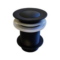 Válvula Click de Embutir Preta Fosca para Cubas