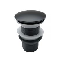 Válvula Click Grande 1 ¼'' Inox Preto Fosco Premium VC114-BLA Flvx Hidro