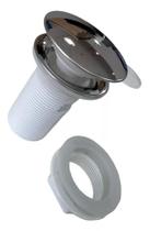 Válvula Click Inox 1 1/4 Premium Inteligente Para Cuba Vidro Louça Lavatório Banheiro - Smart Depot