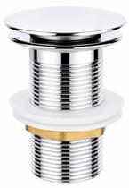 Válvula Click Inox Para Cuba De Vidro E Louça Cr. S/ladrão Válvula Click Inox Para Cuba De Vidro E Louça Cr. S/ladrão