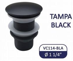 Valvula Click Lavatorio Inox Black 1 1/4 Preta - Flux Hidro - VC114-BLA - Unitário Valvula Click Lavatorio Inox Black 1 1/4 Preta - Flux Hidro - VC114-BLA - Unitário