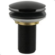 válvula click lavatório tampa externa 7/8 zamak black