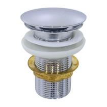 Válvula Click Luxo 1 1/4 Metal Tanque Lavatório Cromada CasaGrande Mundial