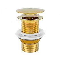 Válvula Click para Cubas 1.1/4" Inox Dourada Válvula Click para Cubas 1.1/4" Inox Dourada