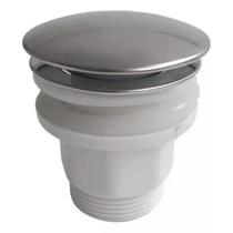 Válvula Click para Ralo de Pia Lavatório Cuba 1. 1/4 Aço Inox Elimina Mau Cheiro