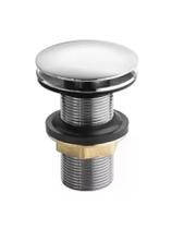 Válvula Click Pia Lavatório Metal Prata 7/8 Evita Mau Cheiro Válvula Click Pia Lavatório Metal Prata 7/8 Evita Mau Cheiro