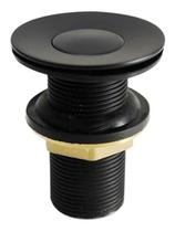 Válvula Click Preto 7/8 Cuba Lavatório Pia Banheiro Válvula Click Preto 7/8 Cuba Lavatório Pia Banheiro