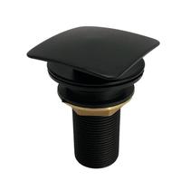 Valvula Click Quadrada Lavatorio 7/8 Metal Black