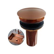 Válvula Click Rose Gold 7/8 Inox Ralo Cuba Lavatório Bronze Válvula Click Rose Gold 7/8 Inox Ralo Cuba Lavatório Bronze