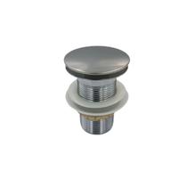 Válvula Click Up 1 1/4 Inox Luxo Tampa Grande Para Cuba Pia Válvula Click Up 1 1/4 Inox Luxo Tampa Grande Para Cuba Pia