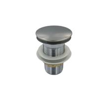 Válvula click up 1 1/4 inox luxo tampa grande para cuba pia Válvula click up 1 1/4 inox luxo tampa grande para cuba pia