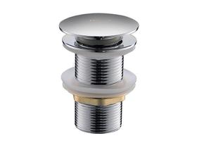 Válvula Click Up De Latão Cromado Sem Ladrão Para Cuba HB-LS106