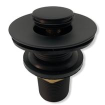 Válvula Click Up Ralo Cuba Vidro / Louça / Porcelana Corpo 100% Metal Preto Fosco 7/8 - VV301BL