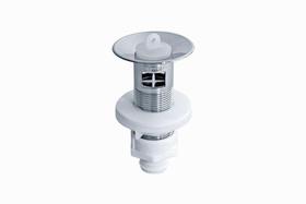 Valvula com Tampa para Lavatorio com Ladrao com Unho Branca VL1 Astra