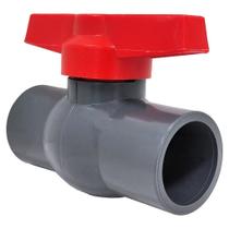 Válvula Compacta de Esfera PVC-U F/F 20mm Solda - Aqua Plastic