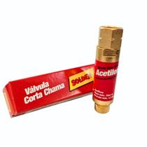 Válvula Corta Chama para Regulador Acetileno VCR30 Soldex