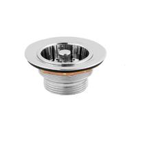 Válvula Cozinha Americana Stander C/ Cestinha Abs e Porca Metal 6 Cm - 3 1/2 Rainha Metais