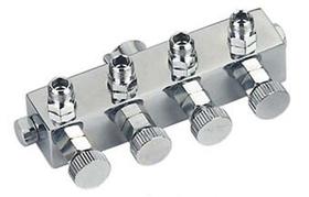 Válvula de ar com 4 saídas para aerografia - Fengda BD13-4