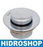 Válvula De Banheira Cromada Com Tampão Riet - 2800989