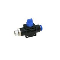 Válvula de bloqueio rosca-tubo 1/8 x tubo 6 bsp