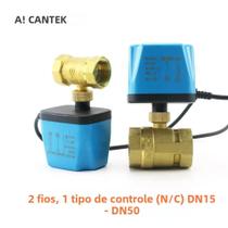 Válvula De Bola Motorizada De 1/2" a 2" Normalmente Fechada 220V 12V 24V Válvula Elétrica De Água