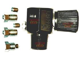 Válvula de Cilindro GNV Préssor Aço Aprovada INMETRO com 2 Niples e Anilhas - PRESSOR