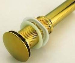 Válvula De Click Dourada Com Ou Sem Escape Para Lavatórios