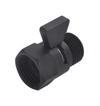 Válvula de controle de fluxo de cabeça de chuveiro ChuangTim Matte Black G1/2