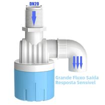 Válvula De Controle De Nível De Tanque De Armazenamento De Água Plástica De 1/2 Polegada E 3/4