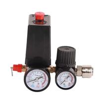 Válvula De Controle De Pressão Para Compressor De Ar 1/4in Com 4 Furos, Regulador De 90-120PSI