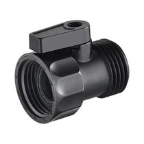 Válvula De Corte De Água Para Mangueira De Jardim De Plástico De 3/4 Polegadas, Válvula De Esfera