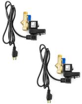 Válvula de drenagem eletrônica QWORK AC 110V 1/2, 2 pacotes