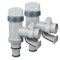 Válvula de êmbolo CanyRoom para mangueira de piscina, kit com 2 adaptadores