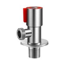 Válvula De Entrada De Torneira De Latão G1/2 4 Pontos Triângulo Para Parar Água Para Máquina De
