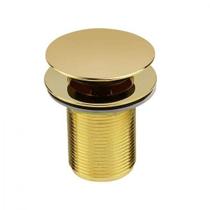 Válvula de Escoamento 1.1/4” Dourada para Tanque Click Up Gold Go5241 Ducon Metais