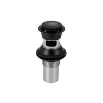 Válvula de Escoamento Kohler Click com Ladrão G7/8 Preta Fosca 7124BR-A-BL Válvula de Escoamento Kohler Click com Ladrão G7/8 Preta Fosca 7124BR-A-BL