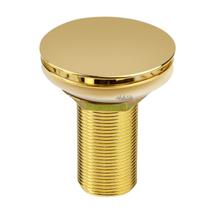 Válvula de Escoamento para Banheiro Click Up 7/8" - Dourado