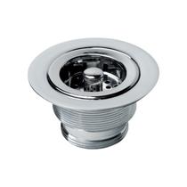 Válvula de Escoamento para Cozinha 3.1/2" X 1.1/2" com Cesta de Metal