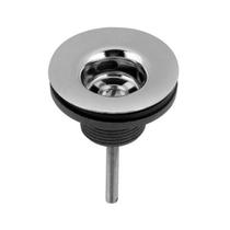 Válvula de Escoamento para Lavatório 7/8" Universal com Tampa Plástica Complementos Cromado