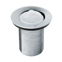 Válvula de Escoamento para Tanque 1.1/4" sem Ladrão com Tampa Plástica Complementos Cromado Roca