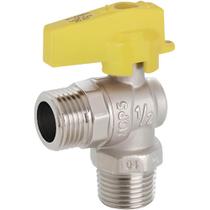 Válvula de Esfera Angular para Gás 1/2"" M-M Emmeti - LL1518A12 - SFERA Válvula de Esfera Angular para Gás 1/2"" M-M Emmeti - LL1518A12 - SFERA