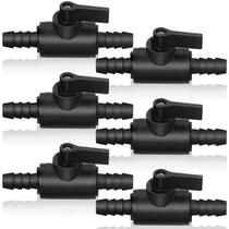 Válvula de esfera Briwooody 3/8 polegadas ID com mangueira de 2 vias Barb x6