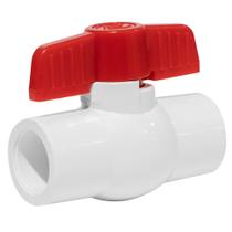 Válvula de esfera de PVC KZUVETAON com fechamento de água de 1-1/2 polegadas