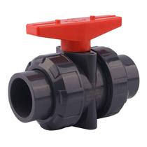 Válvula de esfera DERNORD PVC True Union 1 1/4 polegada com 200 PSI Válvula de esfera DERNORD PVC True Union 1 1/4 polegada com 200 PSI