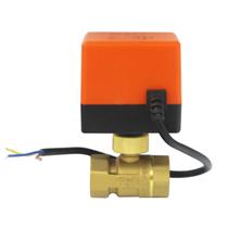 Válvula De Esfera Elétrica De Latão AC220V 12V Válvula Solenoide De 2 Vias DN15-50 1/2" 3/4" Válvula De Esfera Elétrica De Latão AC220V 12V Válvula Solenoide De 2 Vias DN15-50 1/2" 3/4"